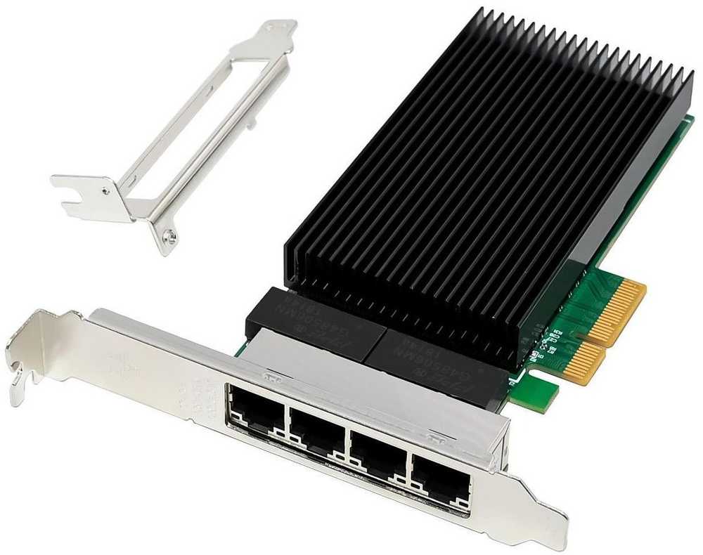 Karta jungiama į tinklą MicroConnect Network Card PCIe x4 I226-T4