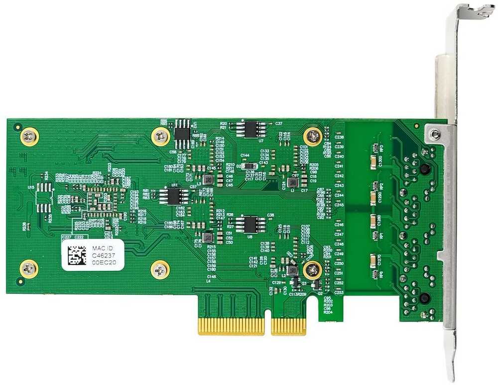 Karta jungiama į tinklą MicroConnect Network Card PCIe x4 I226-T4