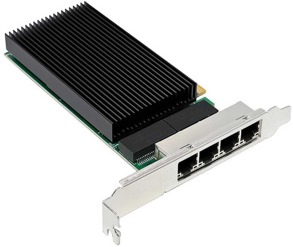 Karta jungiama į tinklą MicroConnect Network Card PCIe x4 I226-T4