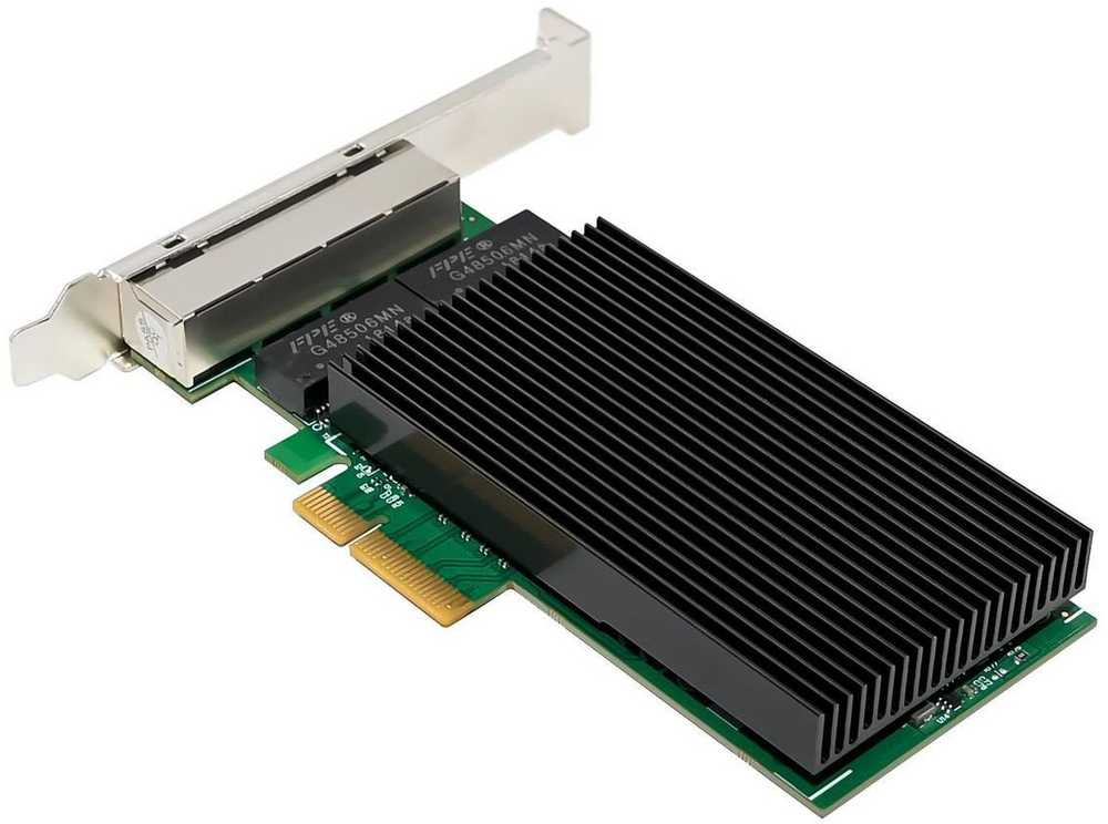Karta jungiama į tinklą MicroConnect Network Card PCIe x4 I226-T4