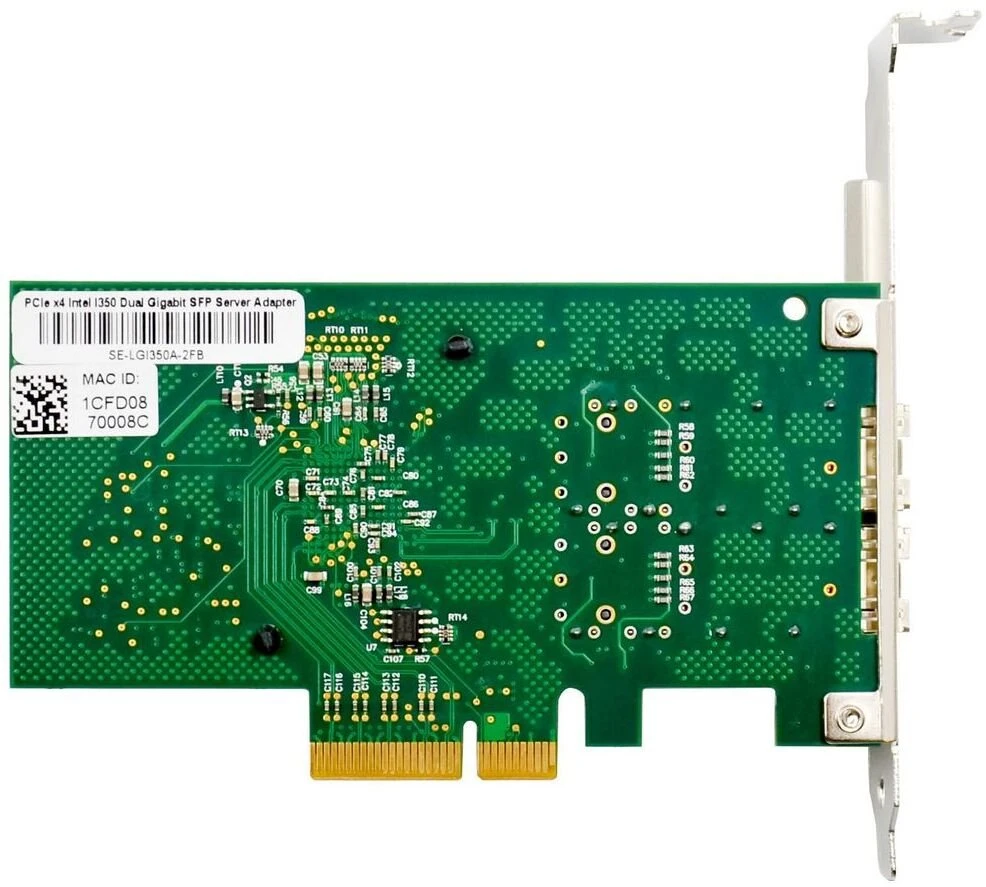 Karta jungiama į tinklą MicroConnect Network Card PCIe x4 I350-F2