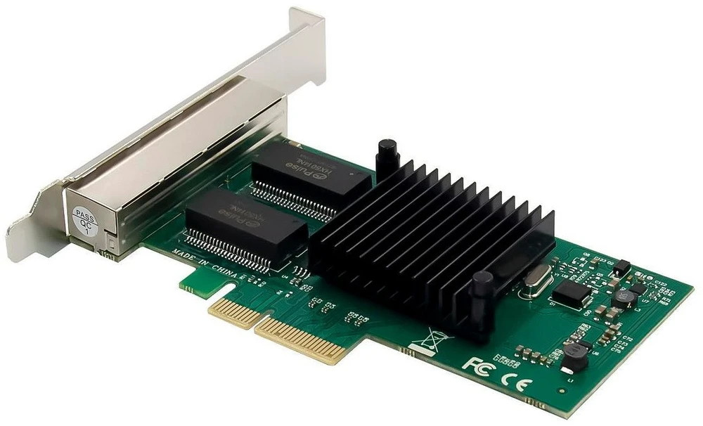 Karta jungiama į tinklą MicroConnect Network Card PCIe x4 I350-T4