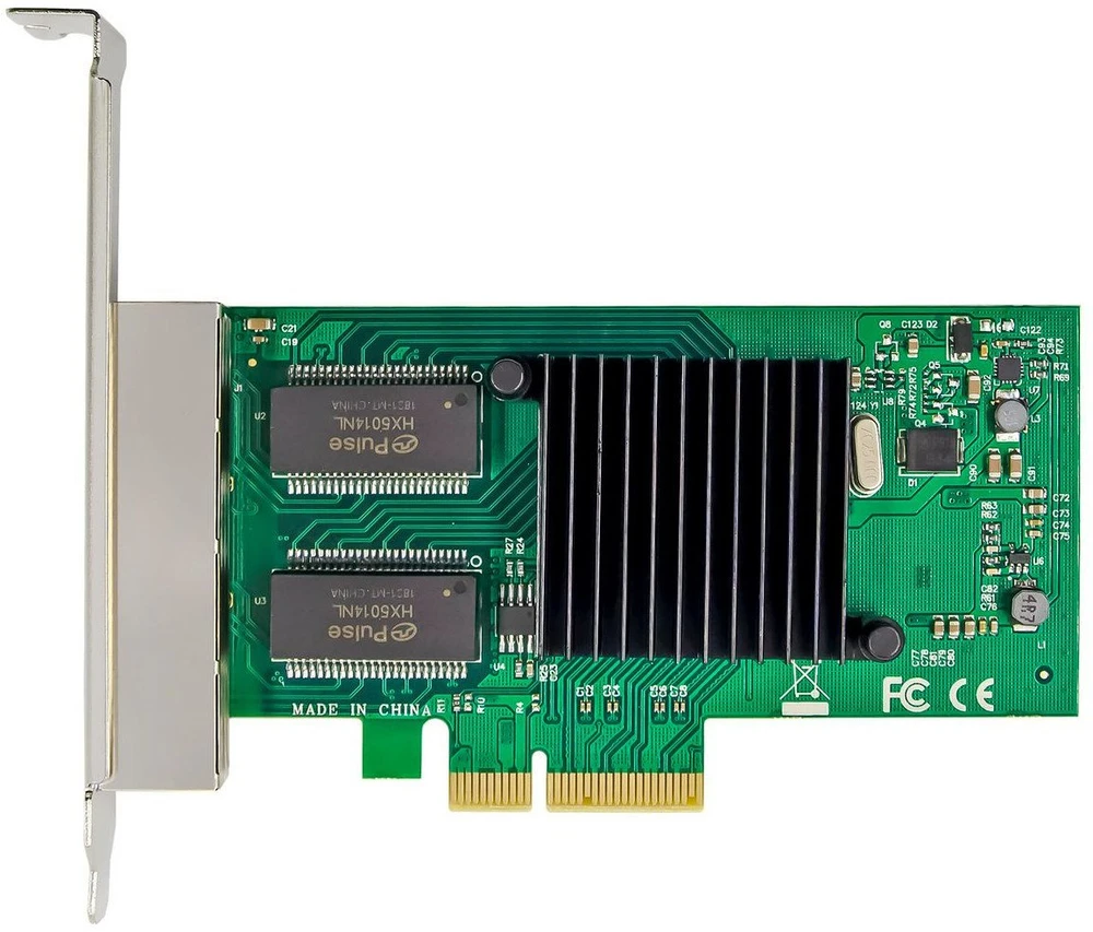 Karta jungiama į tinklą MicroConnect Network Card PCIe x4 I350-T4
