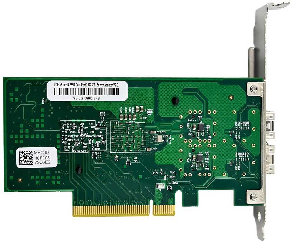 Karta jungiama į tinklą MicroConnect Network Card PCIe x8 X520-DA2