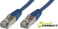 MicroConnect Patchcord, FTP, CAT6, 0,5 m, mėlyna (B-FTP6005B)