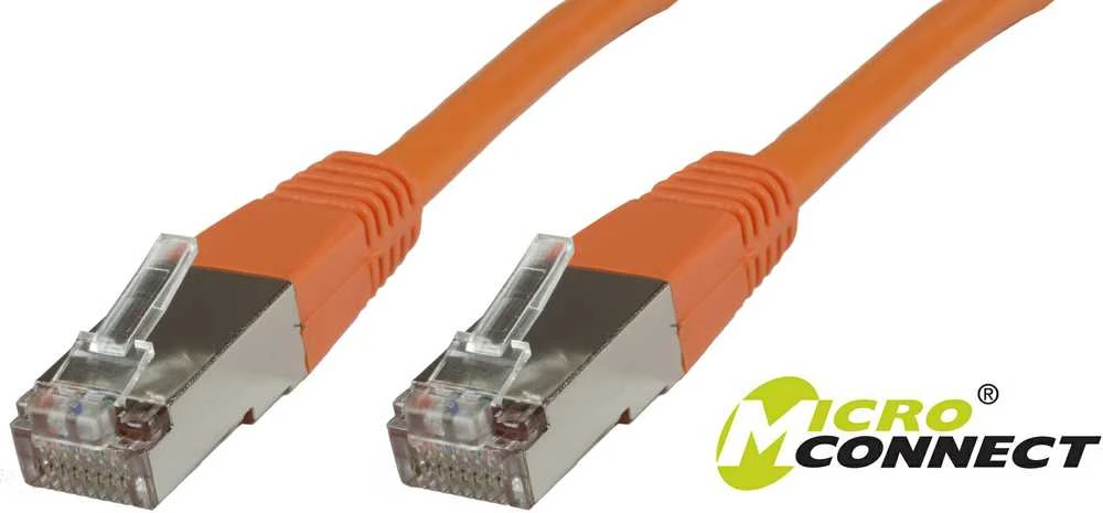 MicroConnect Patchcord S/FTP, CAT6, 10m, LSZH, oranžinė (SSTP610O)