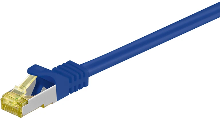 MicroConnect patchcord, S/FTP, Cat7, PiMF, 3m, mėlyna (SFTP703B)