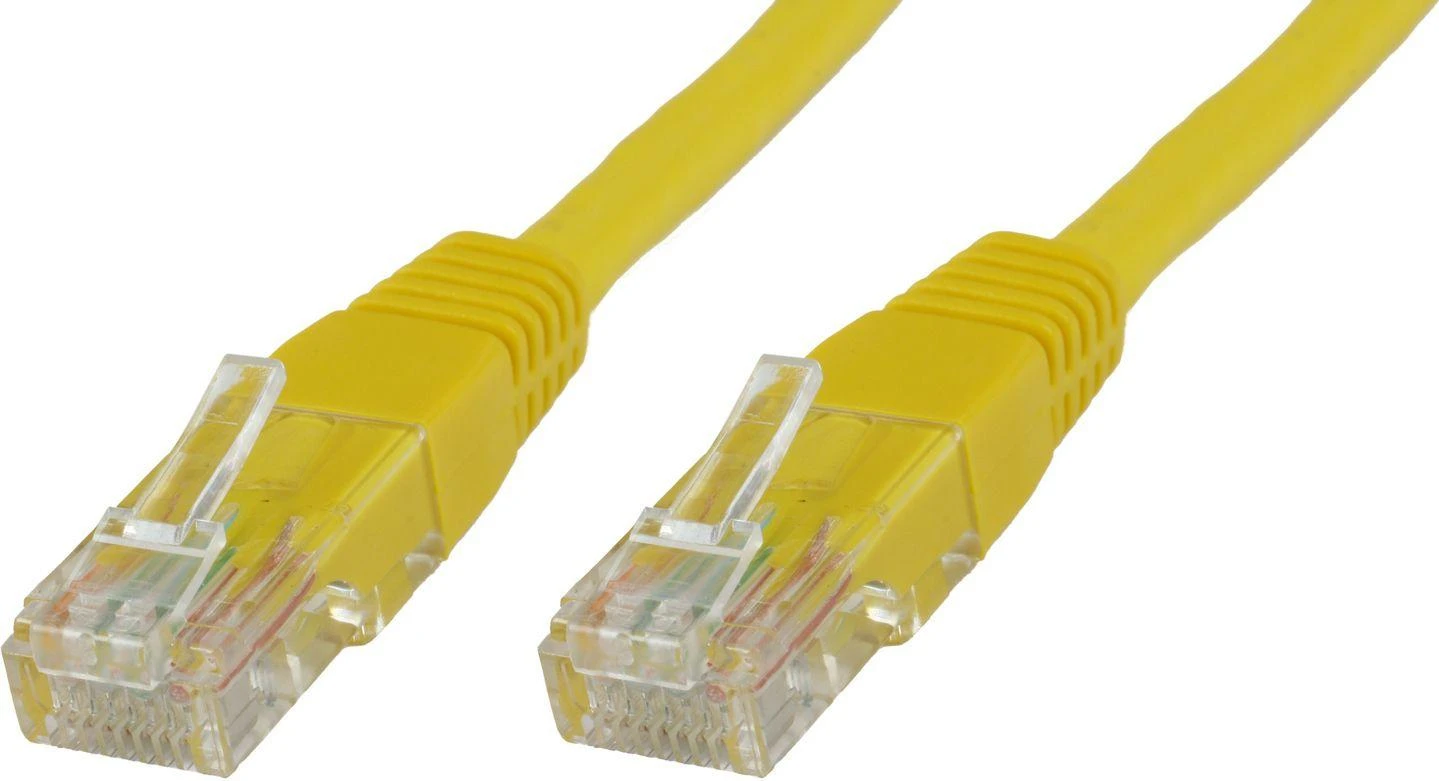 MicroConnect Patchcord U/UTP CAT6 0.25m Geltonas PVC (B-UTP60025Y)