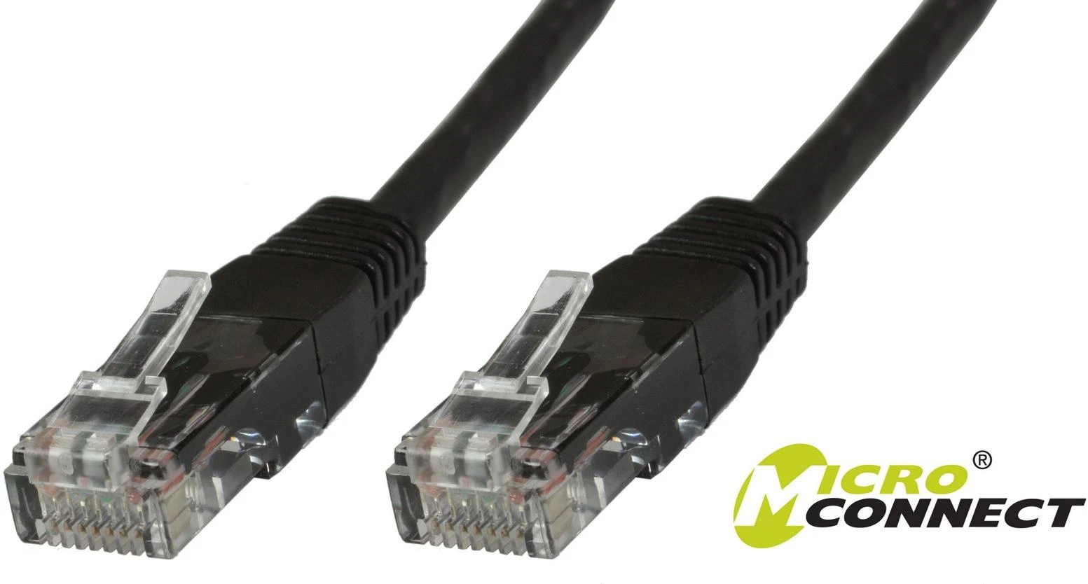MicroConnect Patchcord U/UTP, CAT6, 0.5m Juodas, 10 vnt (V-UTP6005SVP)