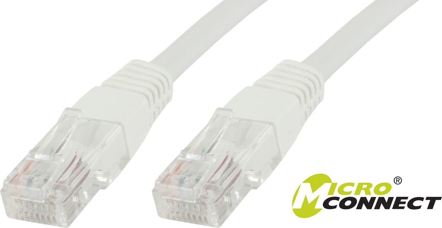 MicroConnect Patchcord U/UTP, CAT6, 4 pak., 20m, balta (V-UTP620WVP)