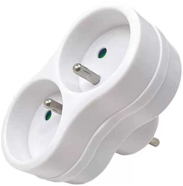MicroConnect kištukas ES į 2FR E tipo, baltas