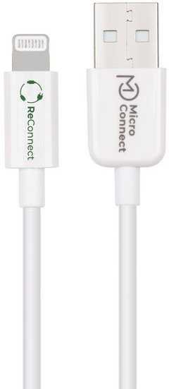 USB kabelis MicroConnect Lightning - USB-A 0.15 m Baltas (ReConnect USB-A 2.0 į/iš)