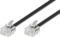 MicroConnect RJ-11/RJ-11 (M/M) 15m Juodas (MPK191)