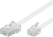 MicroConnect RJ-11 / RJ-45 (M / M) 3m Baltas (MPK453)