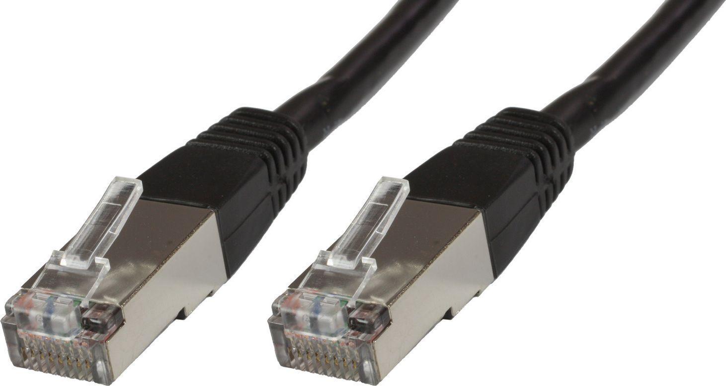 MicroConnect RJ-45 kt.6 F / UTP Juodas 20m (STP620S)
