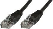 MicroConnect RJ-45/RJ-45 kat.6 1m Juodas (UTP601S)