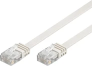 „MicroConnect“ U/UTP CAT6 tinklo kabelis 3 m Baltas (V-UTP603W-FLAT)
