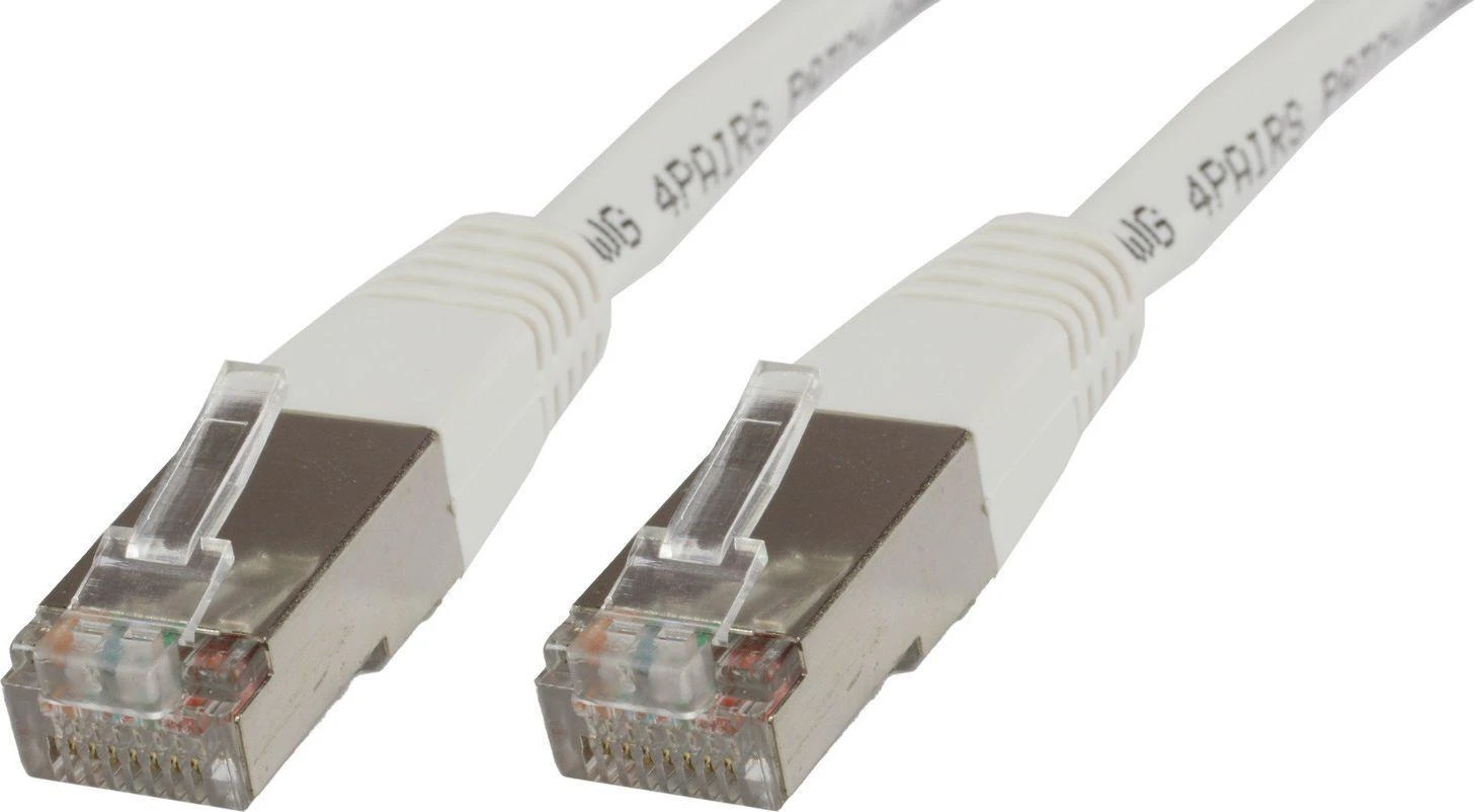 MicroConnect RJ-45 / RJ-45 cat.6 S / FTP Baltas 20m (SSTP620W)