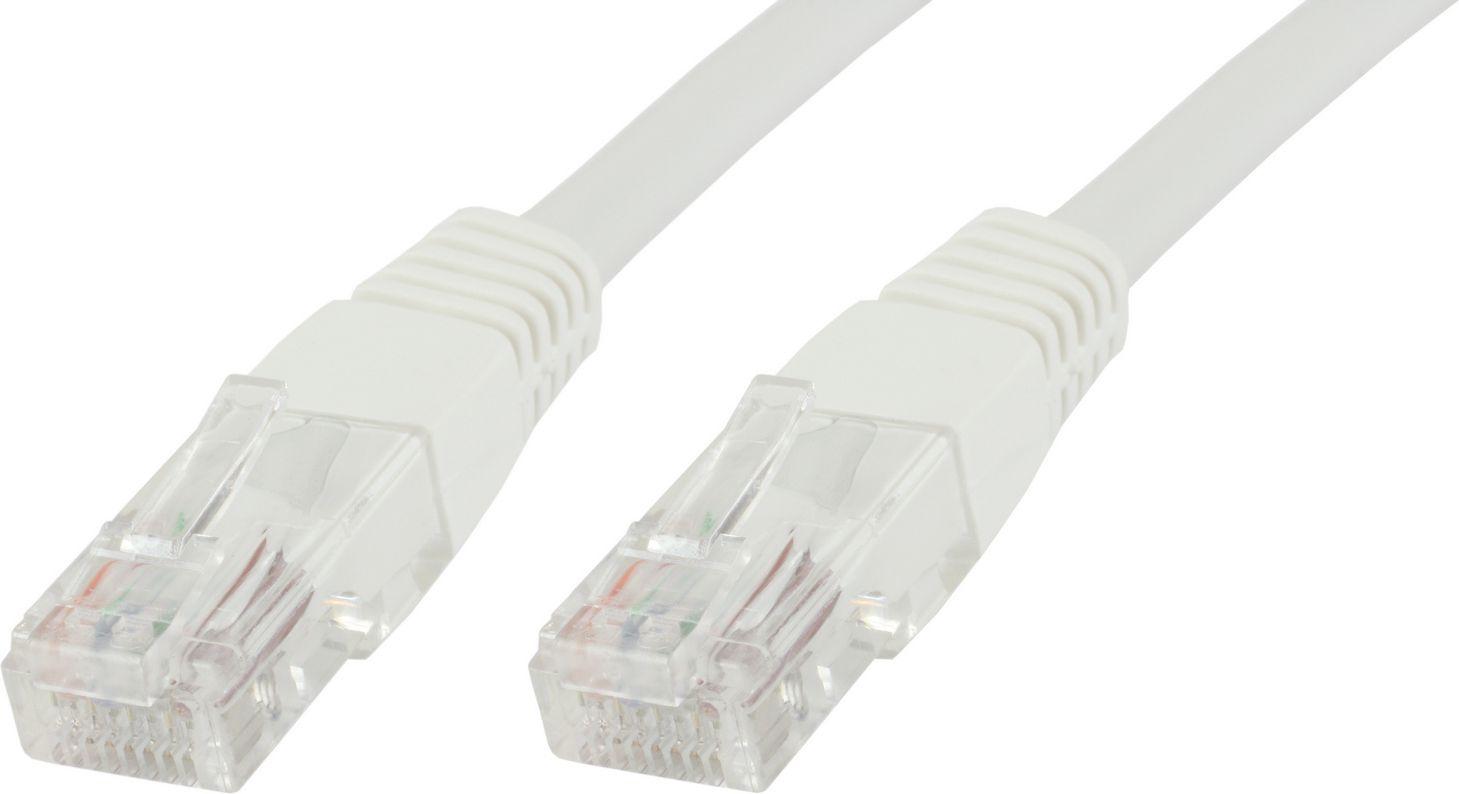 MicroConnect RJ-45/RJ-45 kat.6 U/UTP Baltas 10vnt. 5 m (V-UTP605WVP)