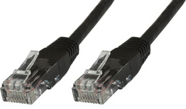 MicroConnect RJ-45 kt.6 U / UTP Juodas 1.5m (UTP6015S)