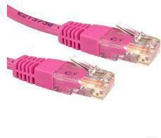 MicroConnect RJ-45/RJ-45, kat.6, U/UTP, rožinė, 5m (UTP605PI)