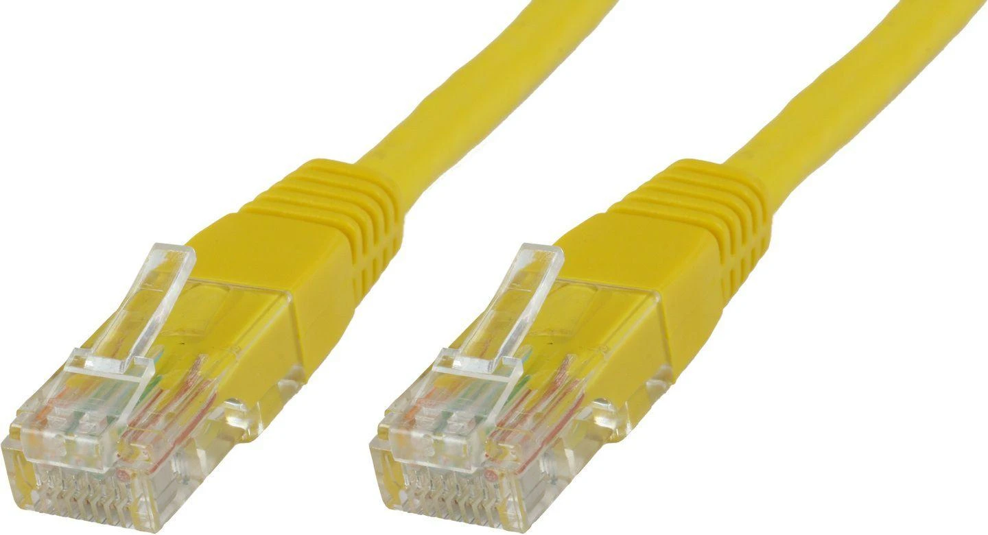 MicroConnect RJ-45/RJ-45, kat.6, U/UTP, geltona, 20m (UTP620Y)