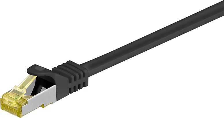 MicroConnect RJ-45/RJ-45 kat.7 S/FTP Juodas 15m (SFTP715S)