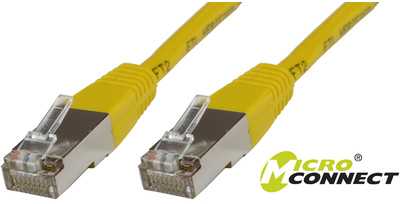MicroConnect S/FTP CAT6 0.15m Geltona LSZH - SSTP60015Y