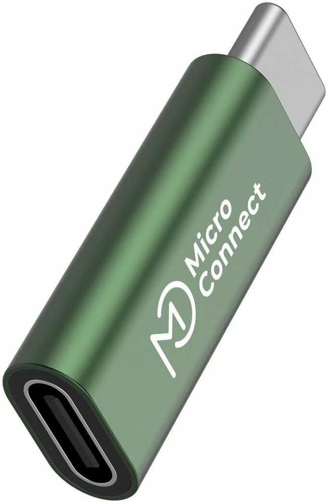 Įkroviklis MicroConnect Smart Charge USB-C przejściówka do kabli USB-C 100W Žalias