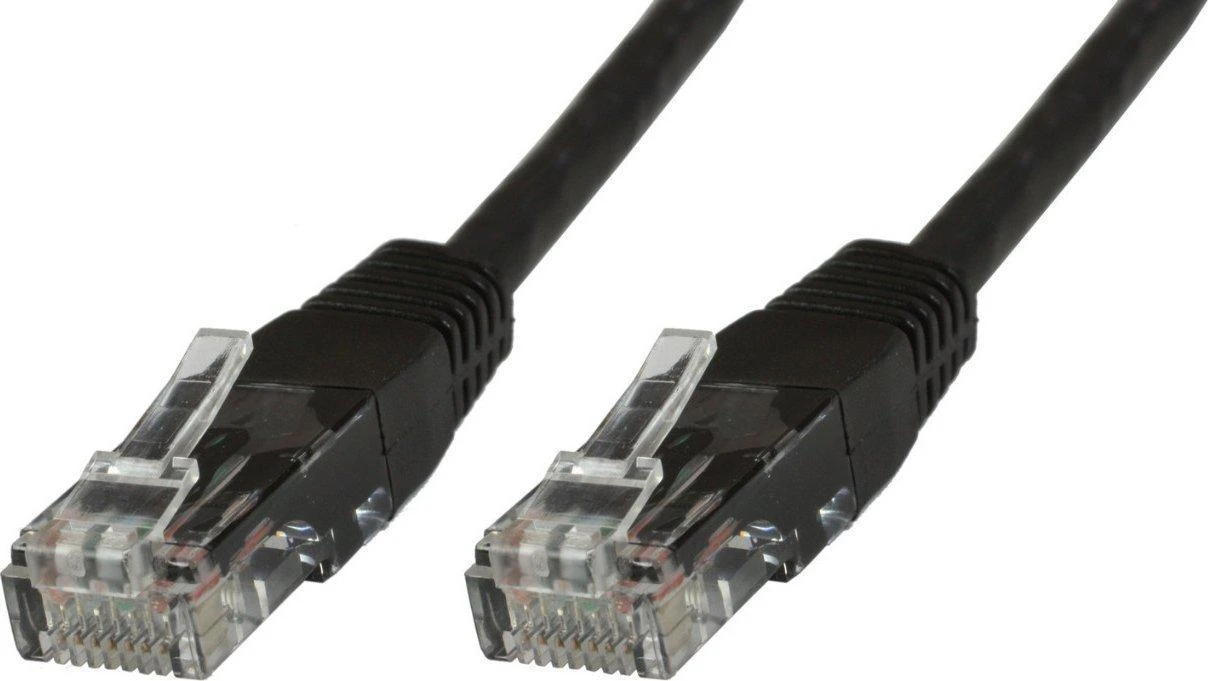 MicroConnect U / UTP CAT6 30M Juodas PVC