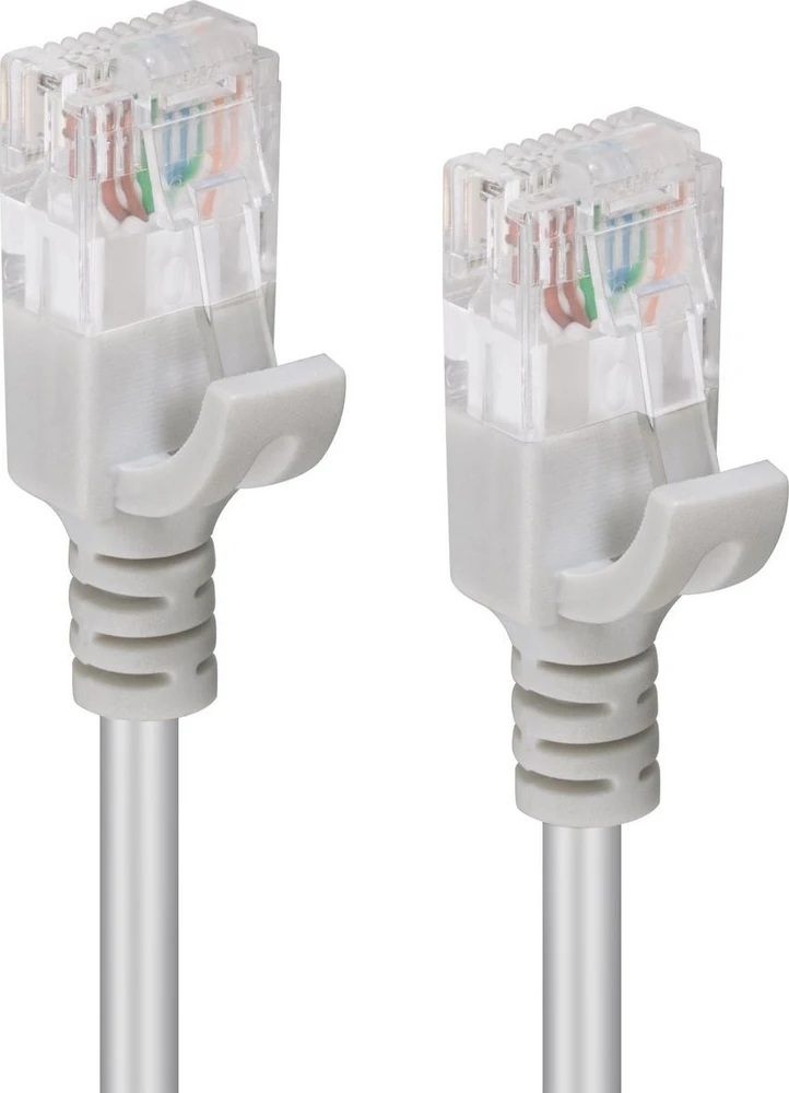 MicroConnect U/UTP CAT6A Slim 0.15M Pilkas