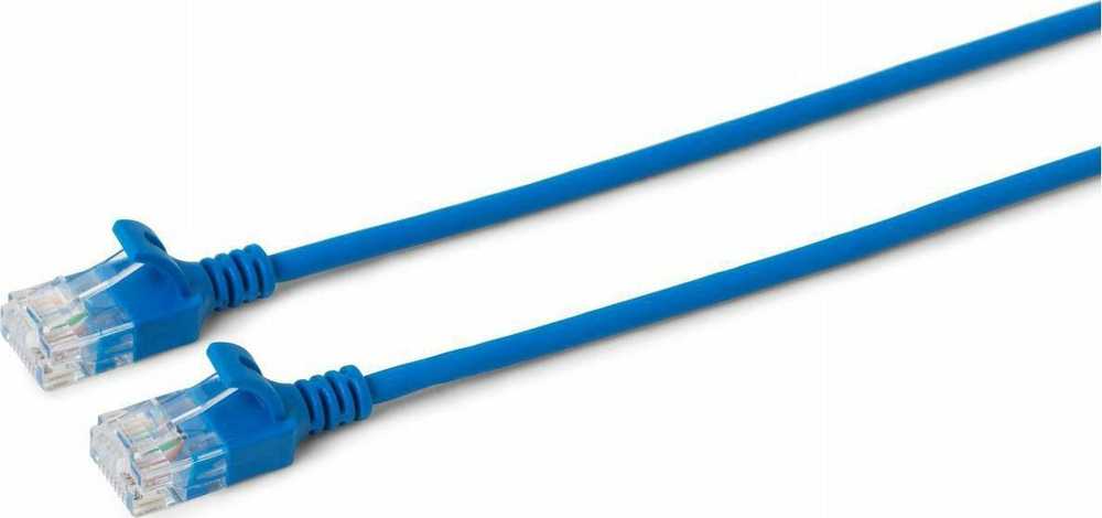 MicroConnect U/UTP CAT6A Slim 3M Mėlyna