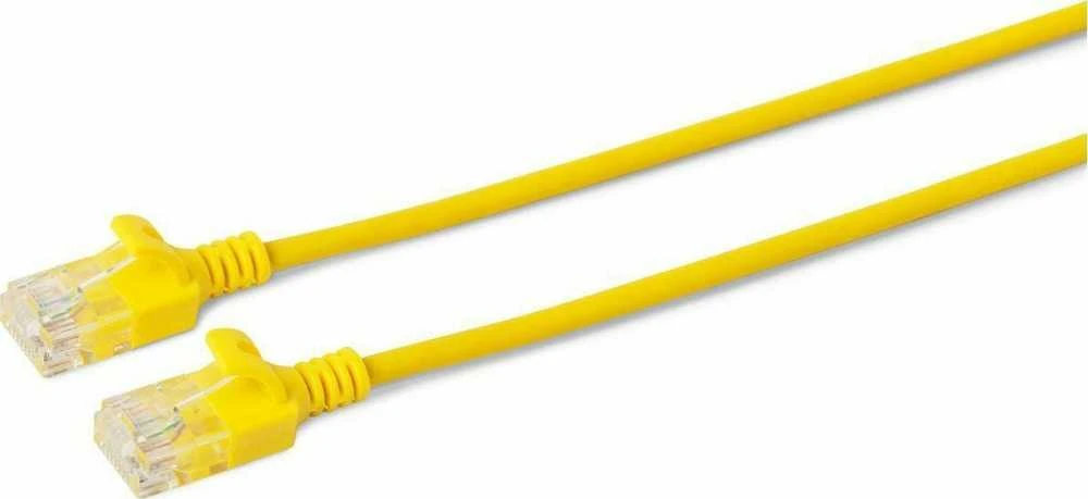 MicroConnect U/UTP CAT6A Slim 7.5M Geltona