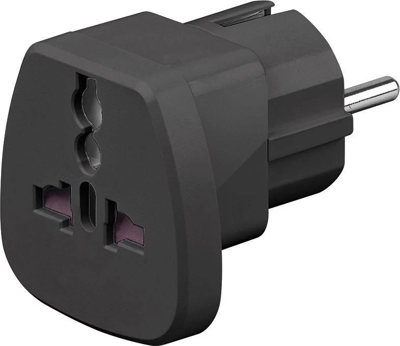 MicroConnect Juodas universalus adapteris (PETRAVEL- B)
