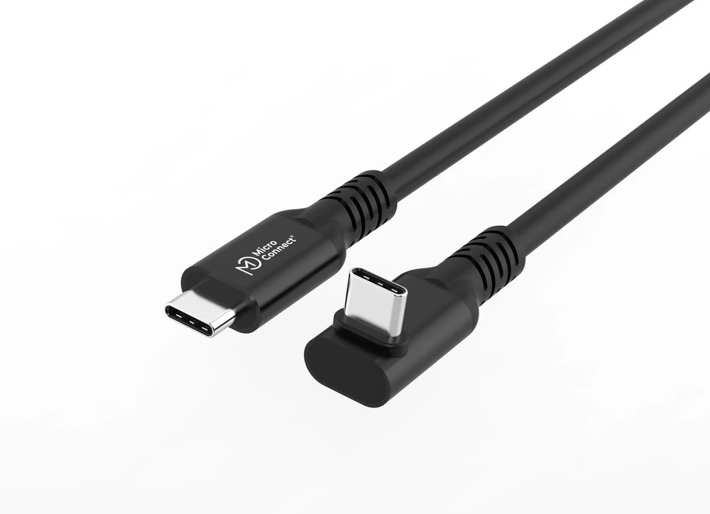 Kabelis USB MicroConnect USB-C - USB-C 5 m Juodas (USB-C 3.2 Gen 2x2 Premium)