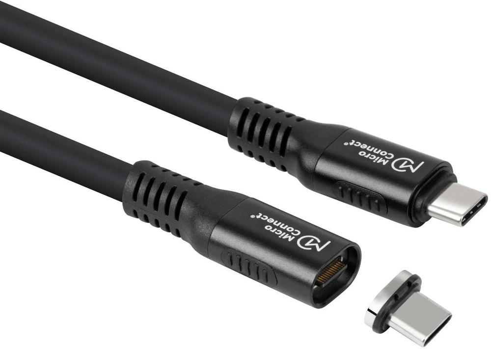 Kabelis USB MicroConnect USB-C - USB-C 0.15 m Juodas (USB-C to USB-C cable 0,15m)