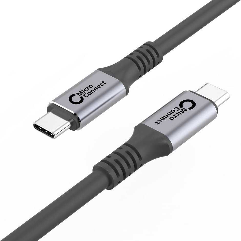 Kabelis USB MicroConnect USB-C - USB-C 1.5 m Juodas (USB3.2CC01.5)