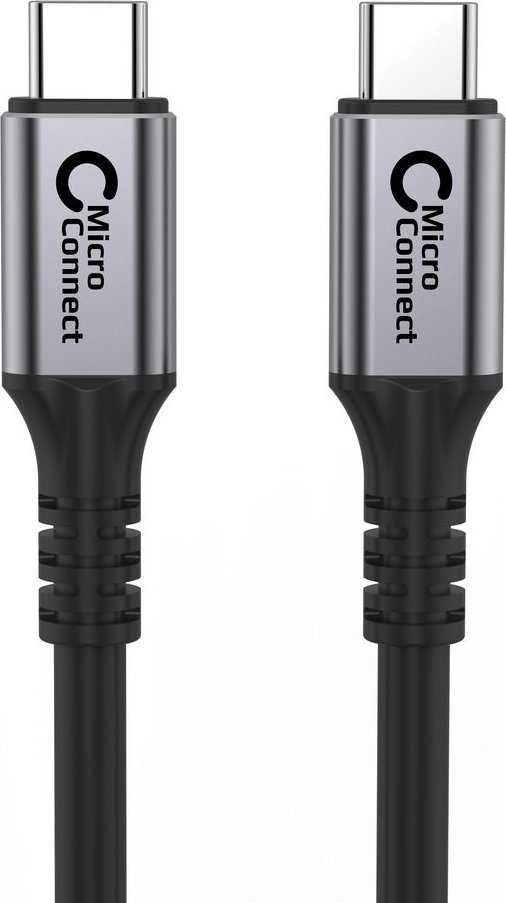 Kabelis USB MicroConnect USB-C - USB-C 0.25 m Juodas (USB4CC025)