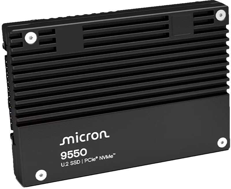 „Micron 9550 PRO“ 3,84 TB U.2 PCI Express 5.0 NVMe 3D TLC NAND