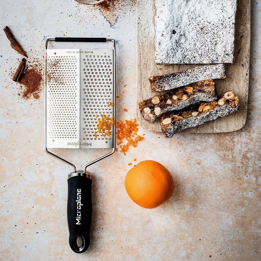Microplane Dviejų ašmenų tarka, rupi ir smulki, „Gourmet“