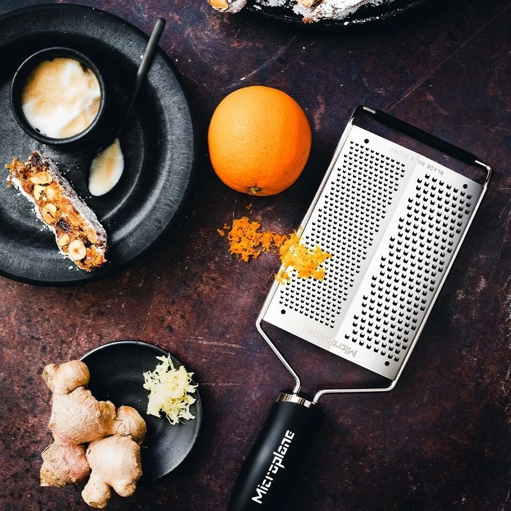Microplane Dviejų ašmenų tarka, rupi ir smulki, „Gourmet“