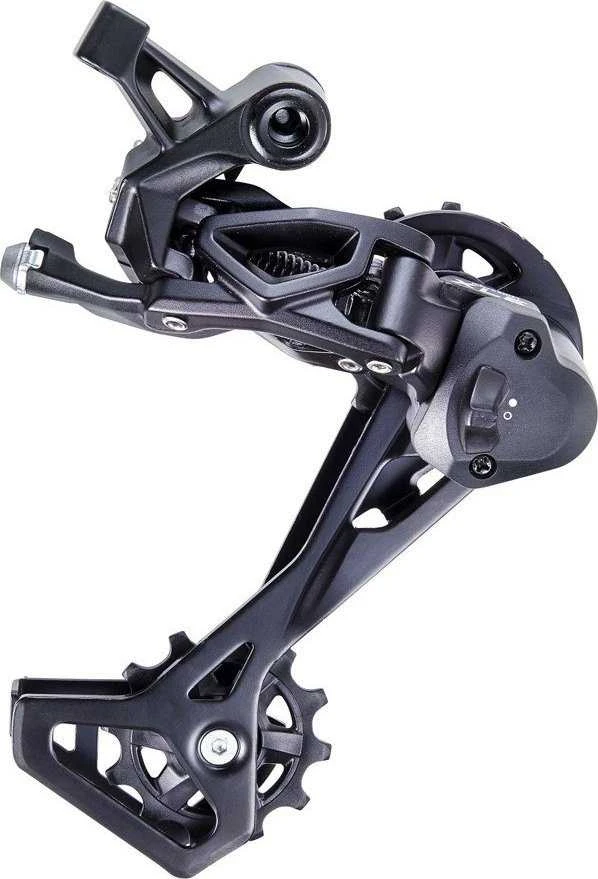 Microshift galinis pavarų perjungiklis MICROSHIFT XLE, 11 greičių (2x11), suderinamas su Shimano, ilgas narvas, maks. Režimas 40-46T, darbinis tūris 47T, sankaba (NAUJA)