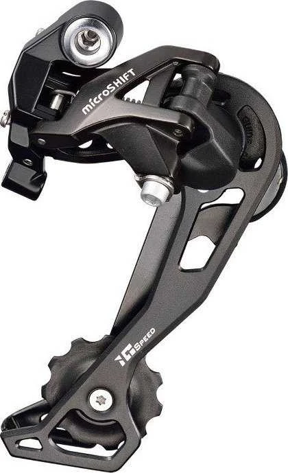Microshift galinis pavarų perjungiklis MICROSHIFT XLE, 10 greičių (1/2x10), suderinamas su Shimano, trumpas korpusas, maks. Režimas 32-36T, talpa 35T (NAUJA)