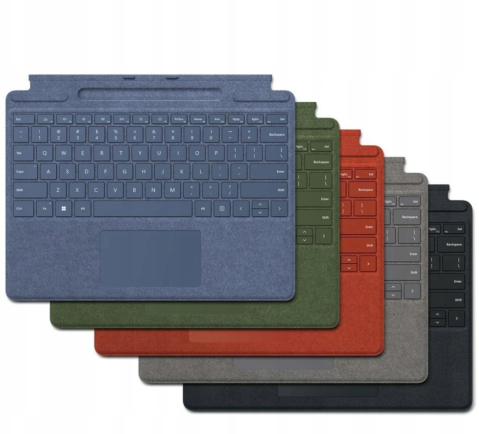 Microsoft Klaviatūra su miejscem na pióro do Surface Pro 11 Juodas