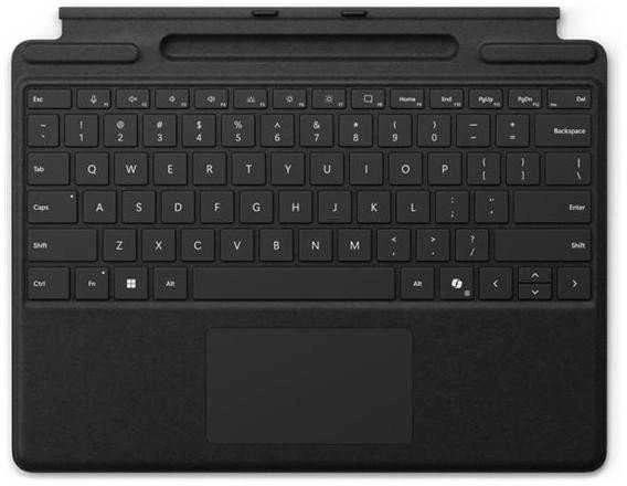 Microsoft MICROSOFT Surface Pro9/10 Typecover su plonu rašiklio dėklu COMM juodas DA/FI/NO/SV
