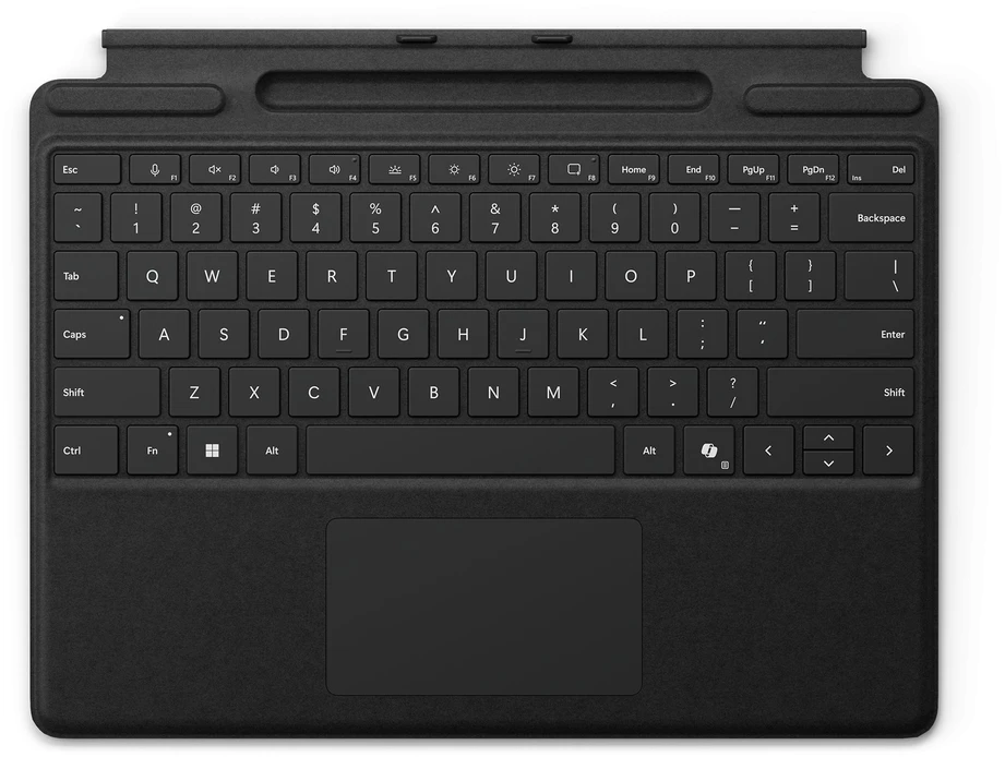 Klaviatūra Microsoft MICROSOFT Surface Pro9/10 Typecover with Slim Pen Storage COMM juodas Italy