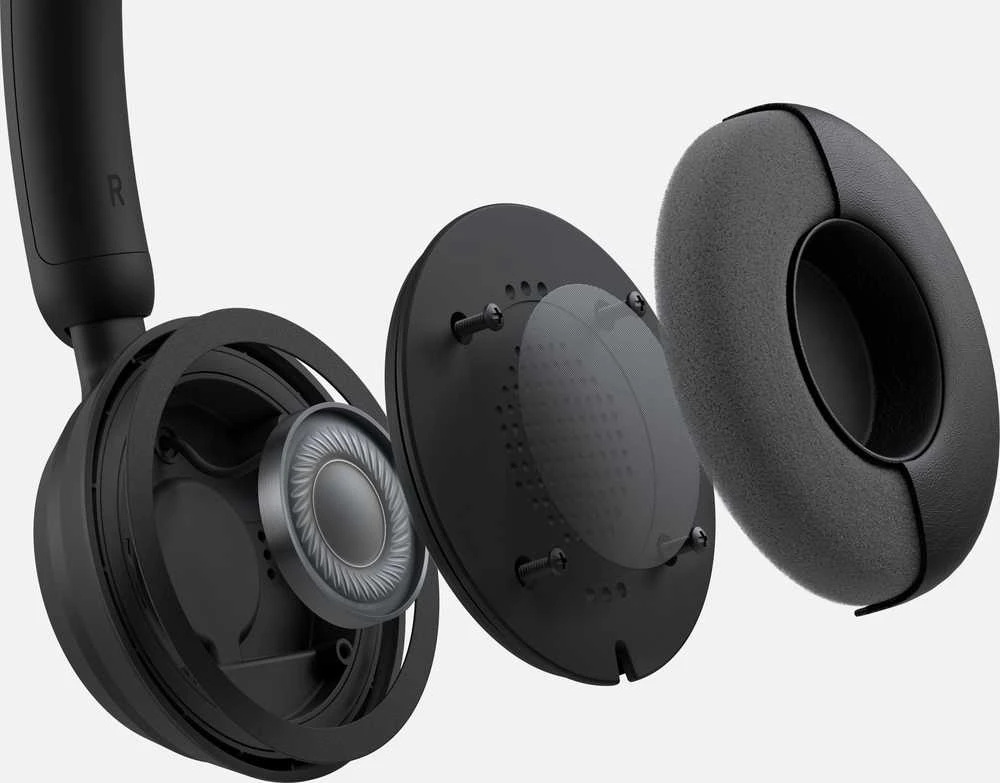 Microsoft Modern ausinių konstrukcijos pjūvis