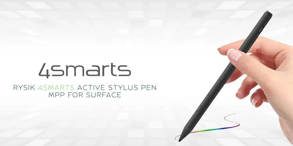 Pen 4smarts Active Stylus Pen MPP for Surface juodos spalvos
