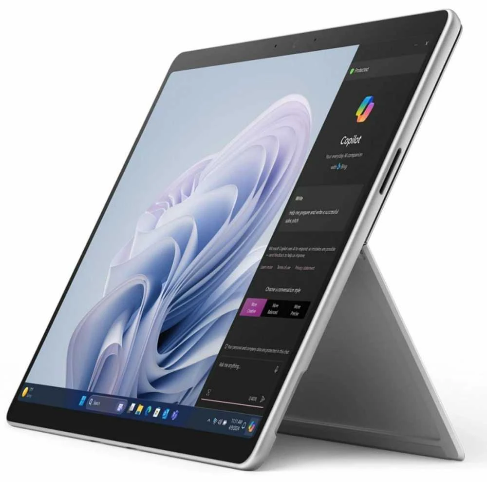 Planšetė Microsoft „Surface Pro 10 5G Core Ultra 7-165U“ | 13 colių lietimui jautrus ekranas | 16 GB | 256 GB | W11P | Platinum