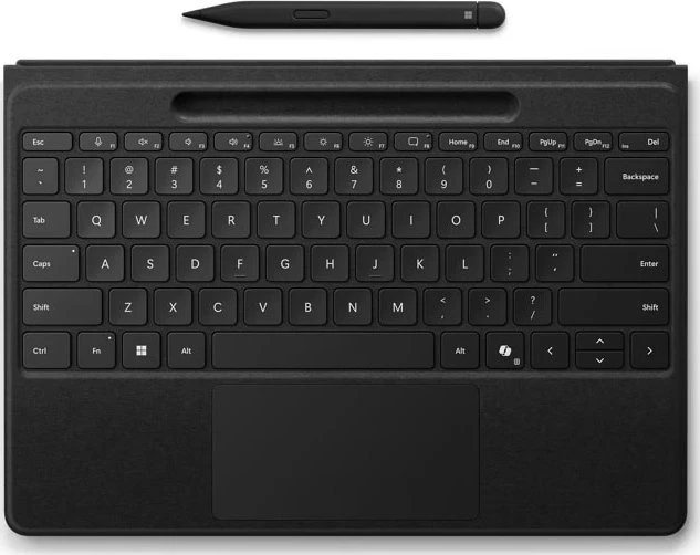 microsoft Surface Pro Flex Klaviatūra mit Slim Pen [D-E] Juodas mit Bluetooth mit Copilot Button/ nur solange der Vorrat reicht